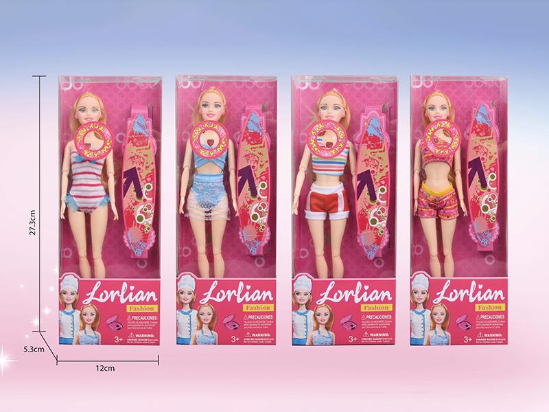 11.5" Solid Fashion Doll With Lights And Music