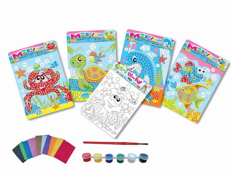 DIY Painting & Mosaic EVA Puzzle(Sea World)