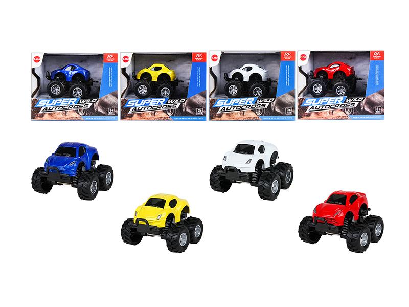 Pull Back Alloy Q Version Off-Road Vehicle