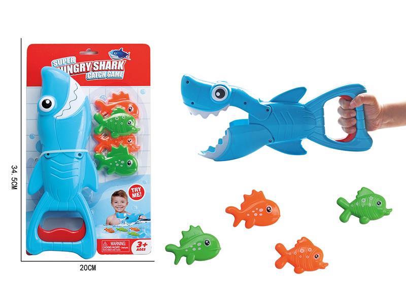 Super Hungry Shark Catch Game Bath Toys