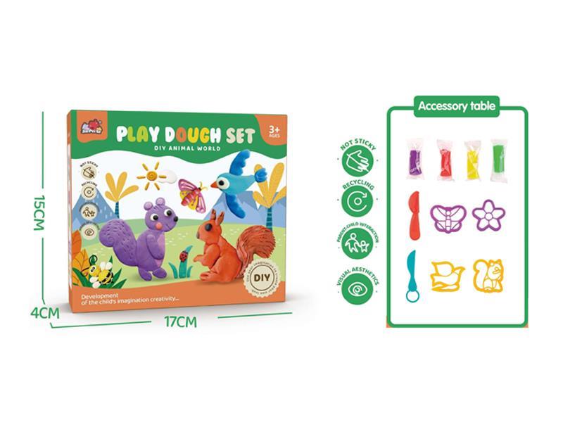 Animal Colored Clay Set