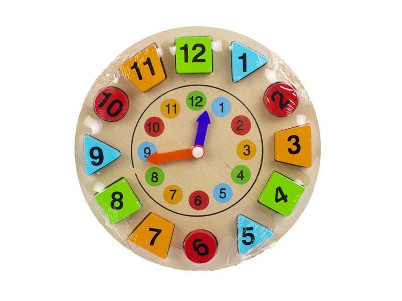 Wooden Digital Block Clock