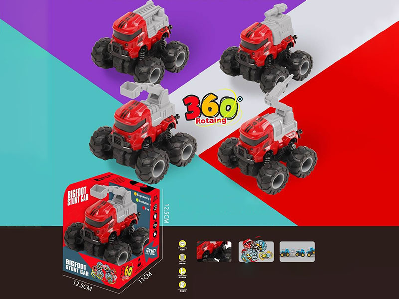 Dual Friction Bigfoot Stunt Car