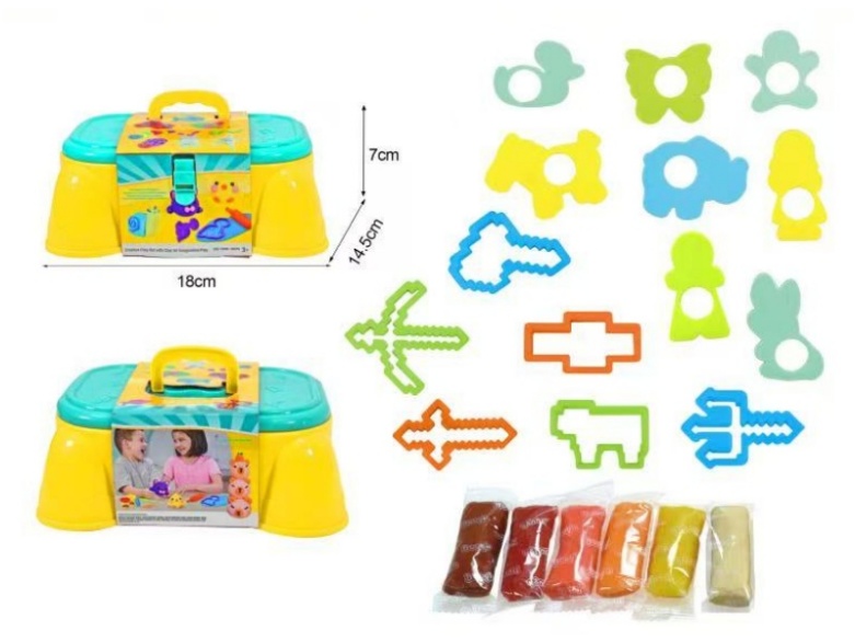 Hand-Held Storage Chair Clay Set