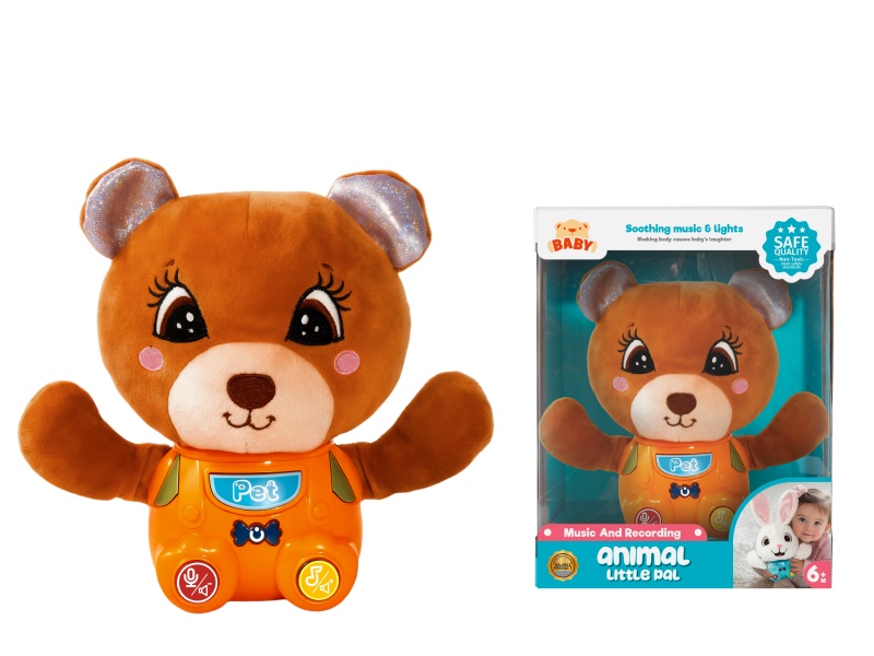 Brown Bear Multifunctional Soothe Plush Toys