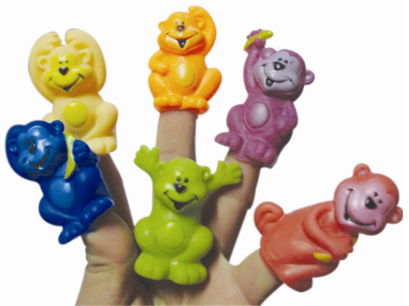 Monkey Vinyl Finger Puppets