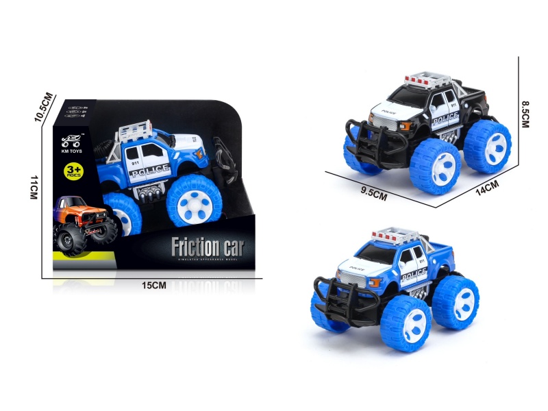 Raptor Police Car Inertia Vehicle