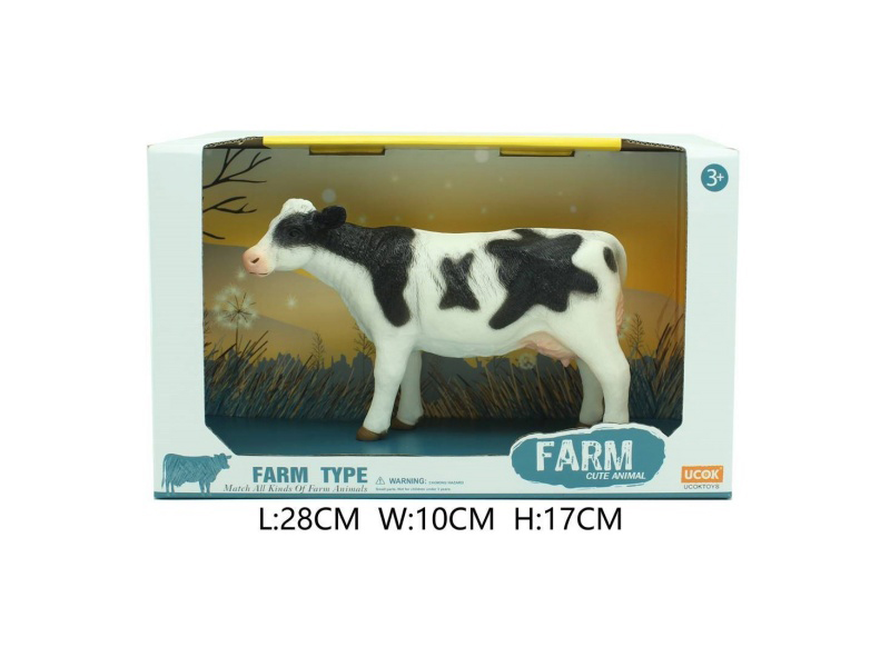 8-Inch Rubber-Lined Cotton-Padded Dairy Cow