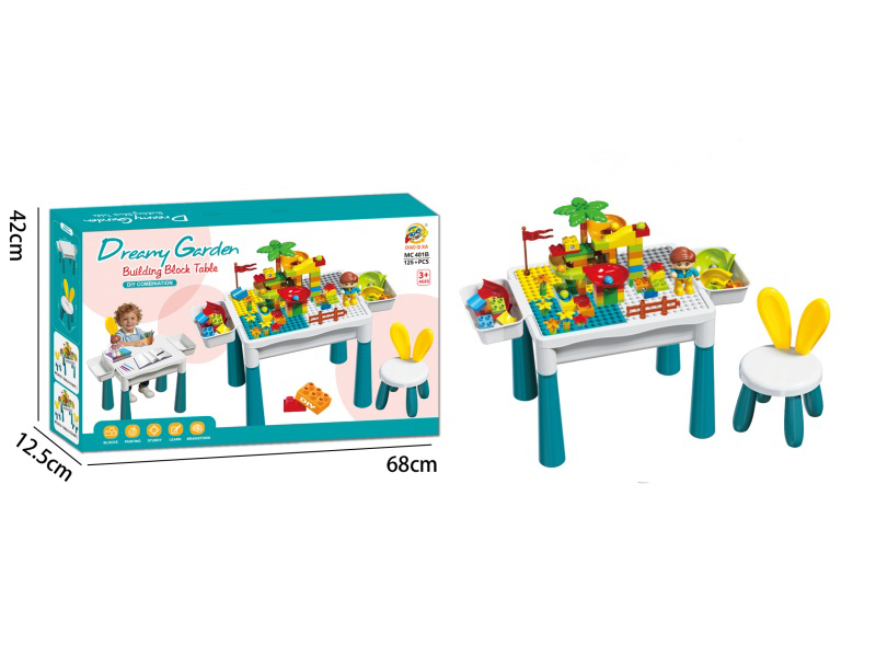 Fun Park Slide Ball Bearing Building Block Table
