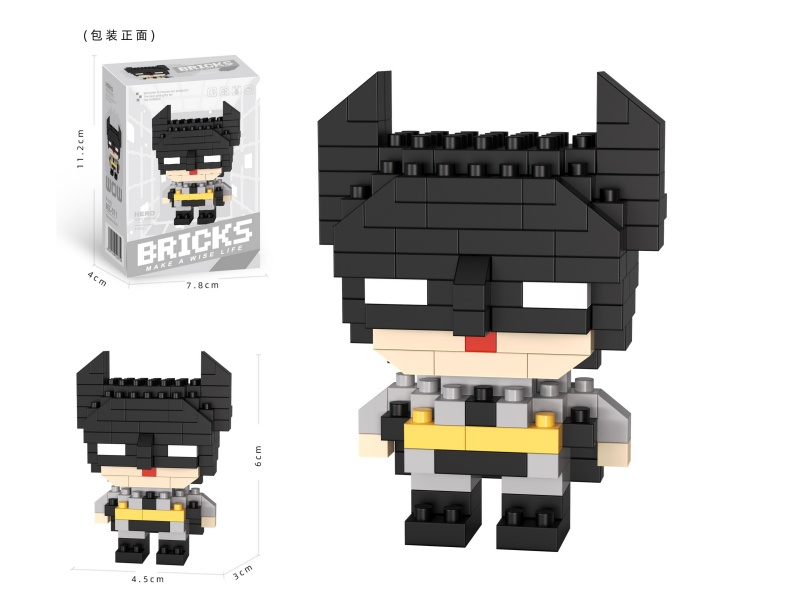 Building Blocks: 130 PCS Of Small Figurines