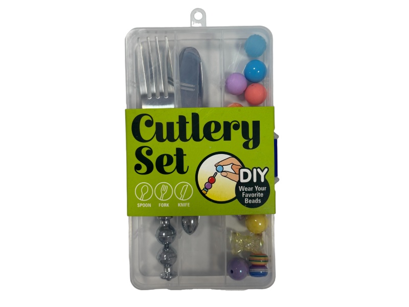 Diy Stainless Steel Kitchenware Two-Piece Beaded Set