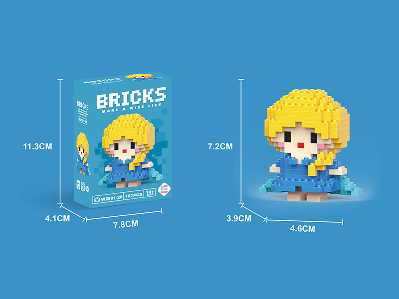 Mini Princess Elsa Building Blocks 187PCS