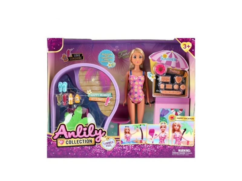 11.5-Inch Solid Doll (Brown Skin Color)