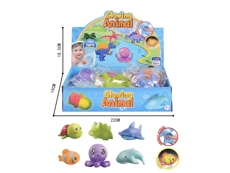 One Of The 12 Display Boxes Featuring Marine Animals And Touch Lights