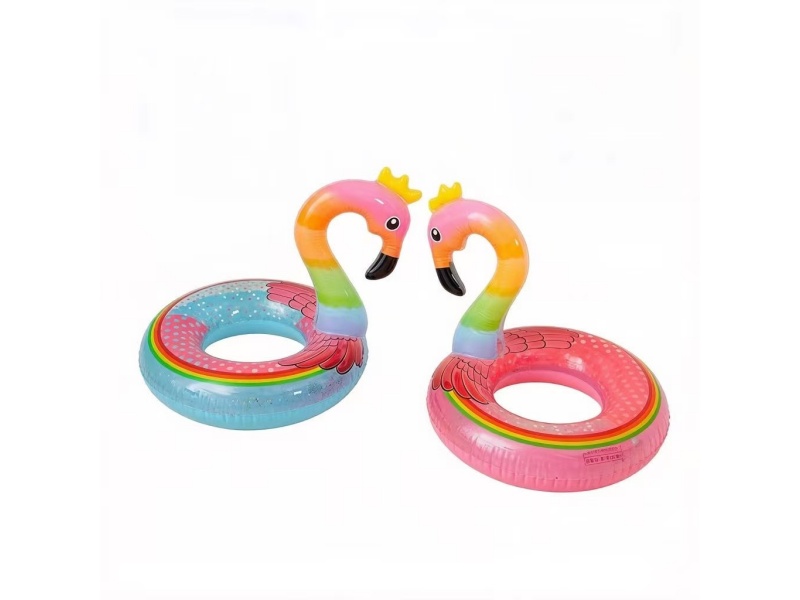 Blue And Red Bird Swimming Ring