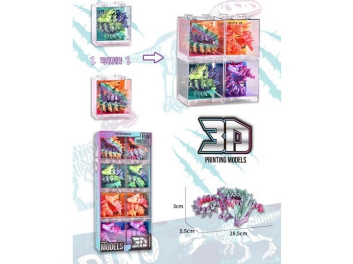 3D Crystal Dragon