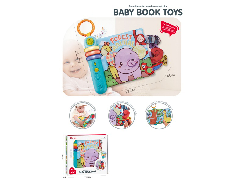 Animal Music Cloth Book (With Electronic Pages)