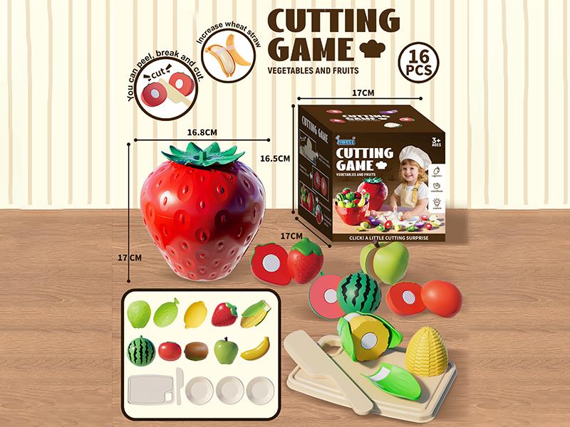 Cutting Fruit And Vegetable Set 16pcs