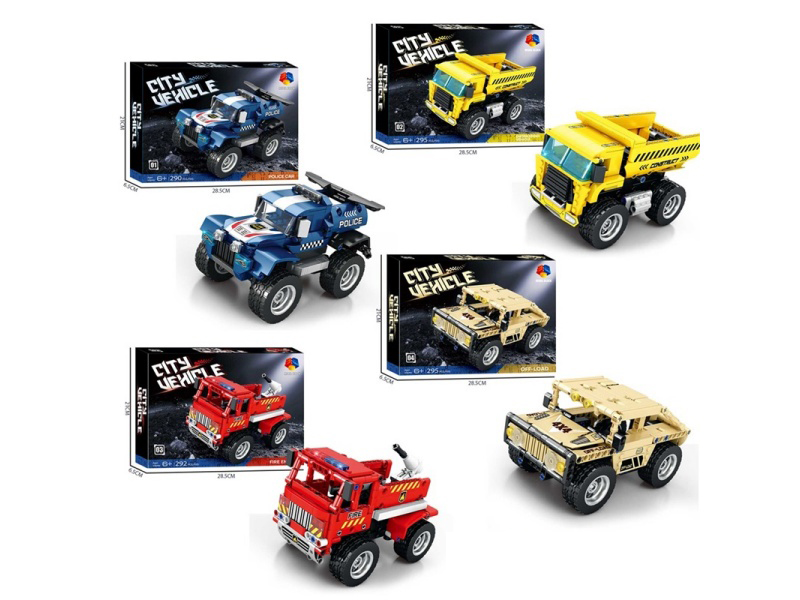 Diy Building Block Racing