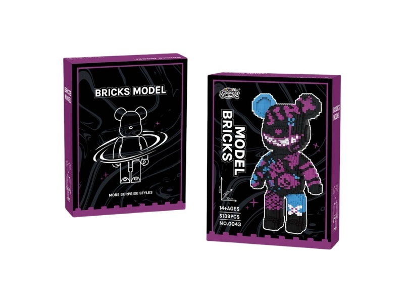 Building Blocks:Q Edition Demon Bear (With Drawer) 5139Pcs