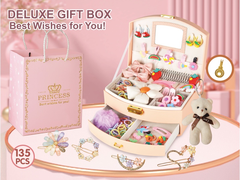 Pink Little Princess Jewelry Gift Box