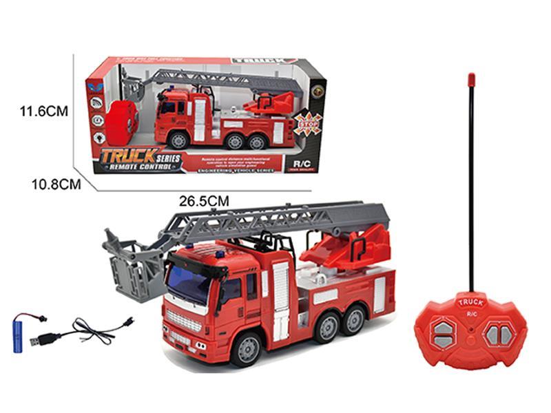 4WD R/C Ladder Fire Engine With Light