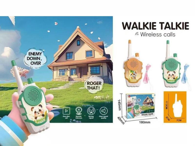 Children's Walkie-Talkie Orange and green model (600 meters)