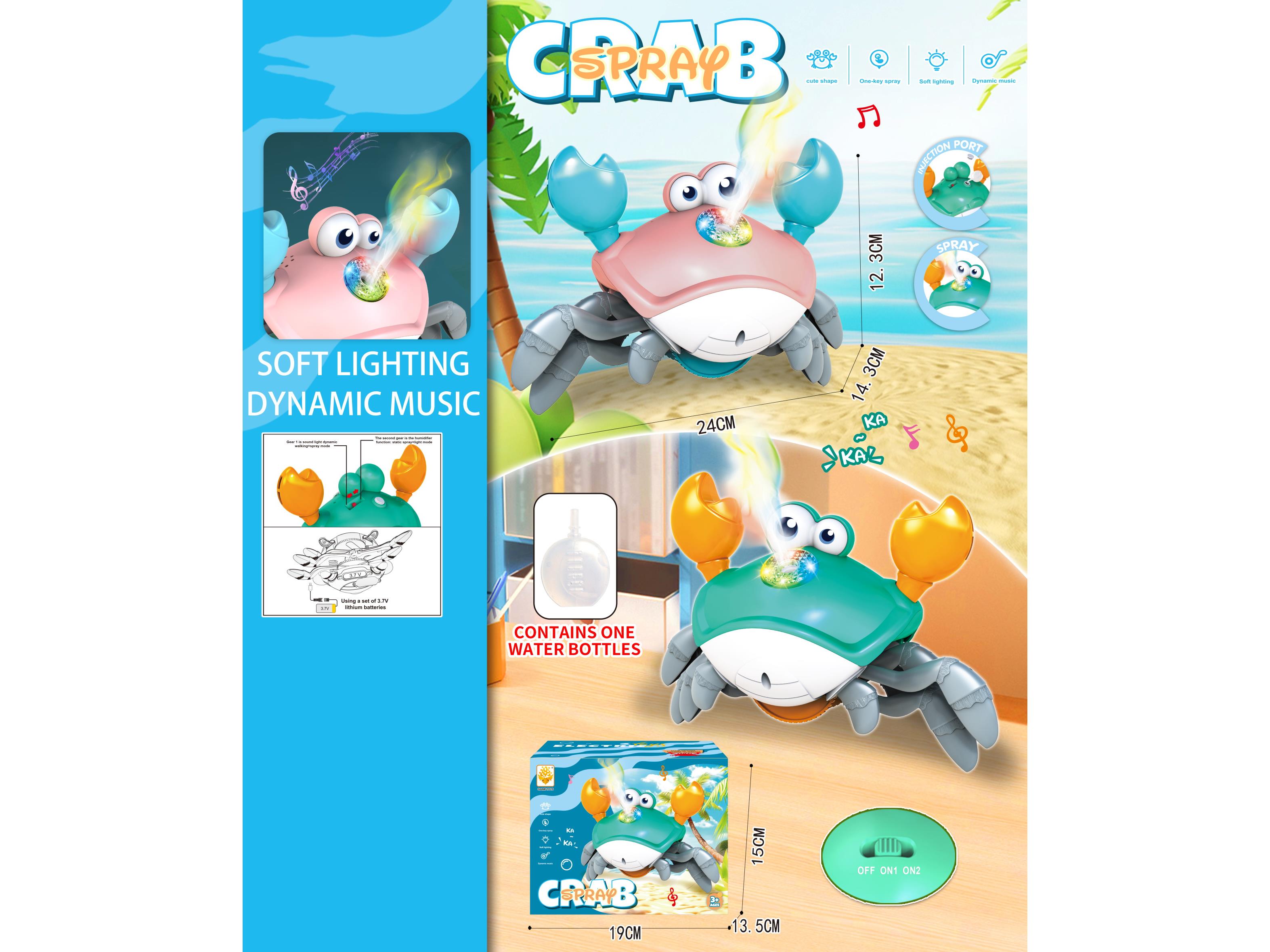 Spray Crab Charging Version (Includes Battery 400Mah 3.7V)