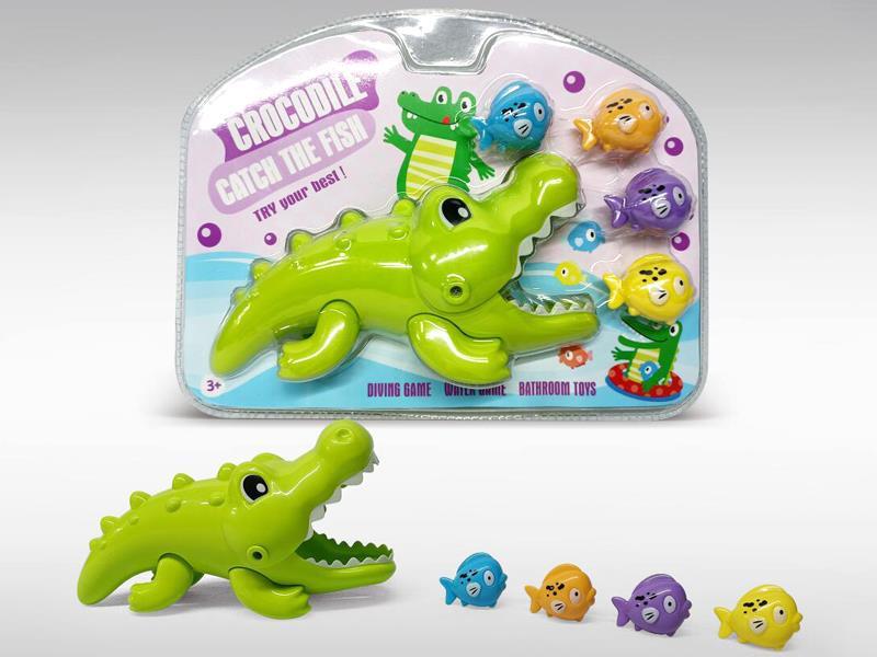 Crocodiloe Catach The Fish