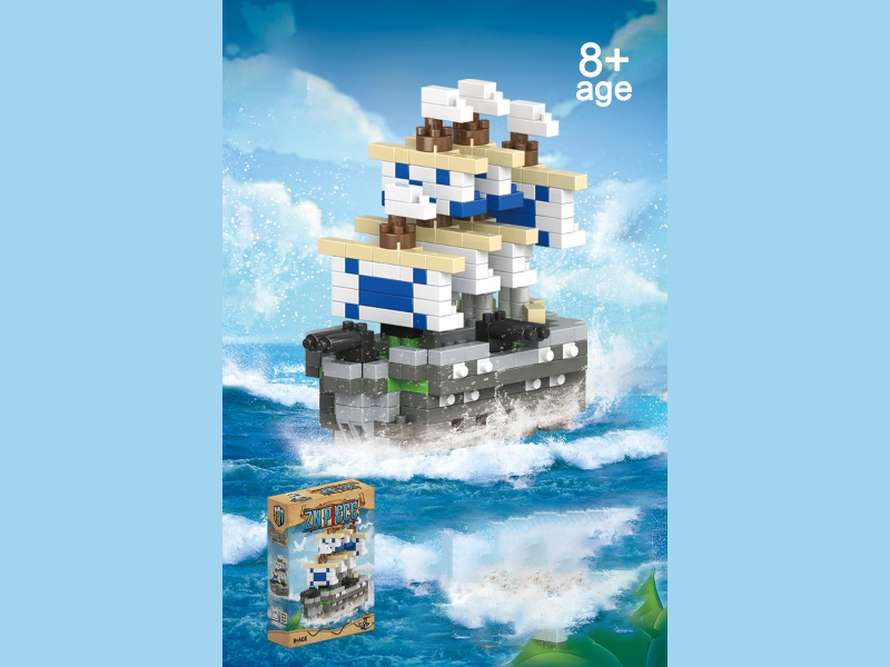 Pirate Ship Series Naval Warship Building Blocks 322 PCS