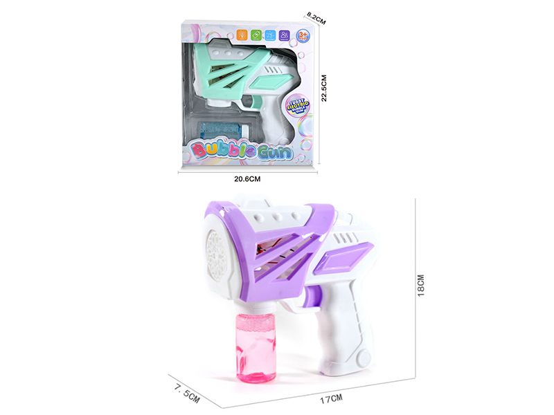 Electric Bubble Gun With Lights