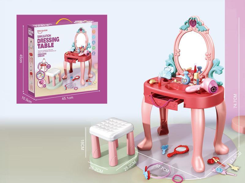Simulation Dressing Table With Light And Music