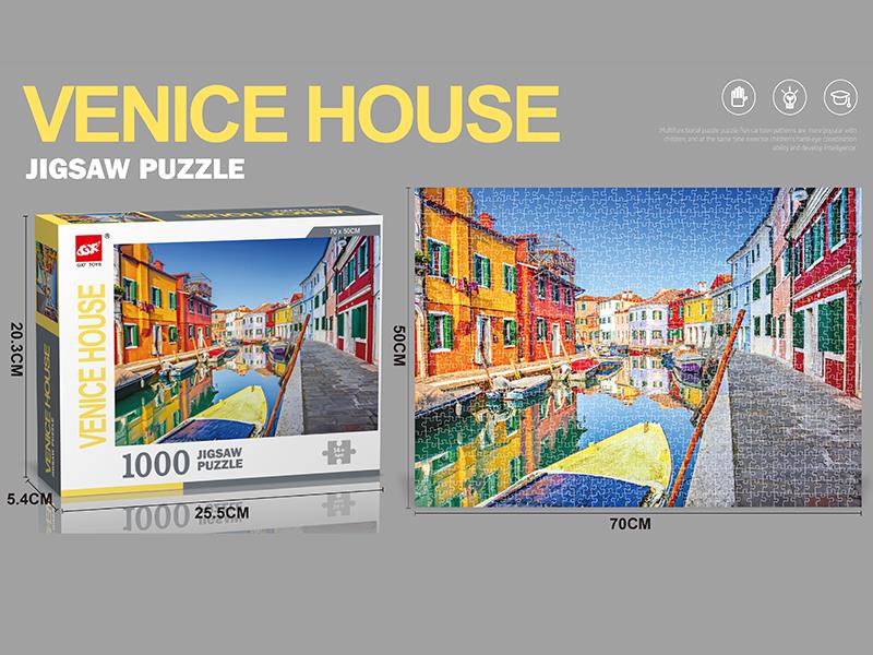 1000pcs Puzzle(Venice House)