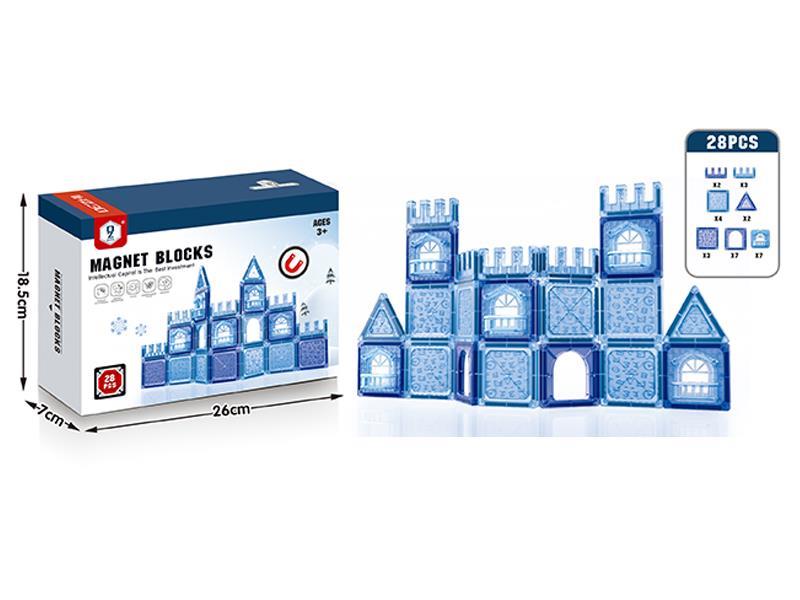 Colorful Window Magnetic Plate (Ice And Snow Castle)