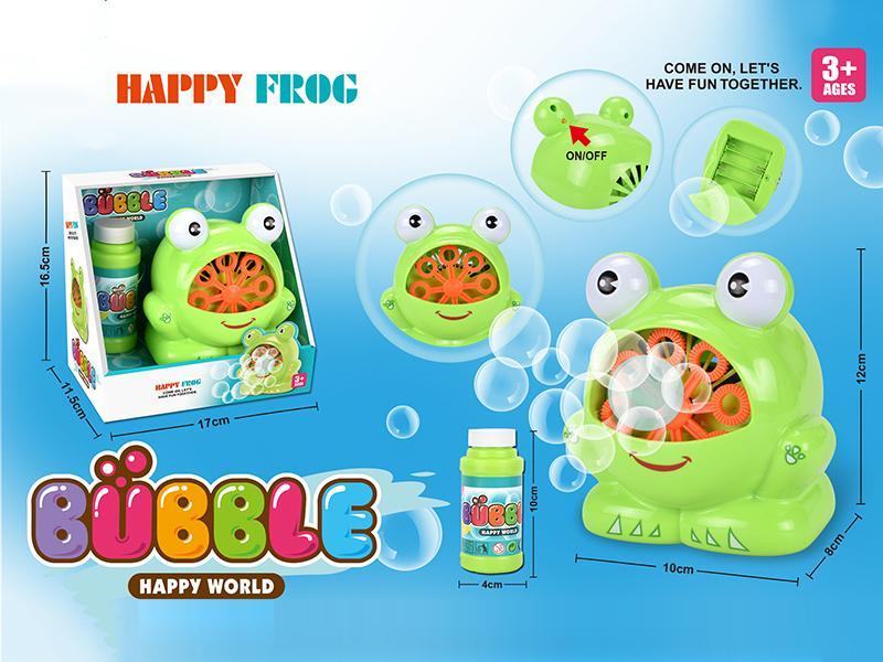 B/O Funny Frog Bubble Machine