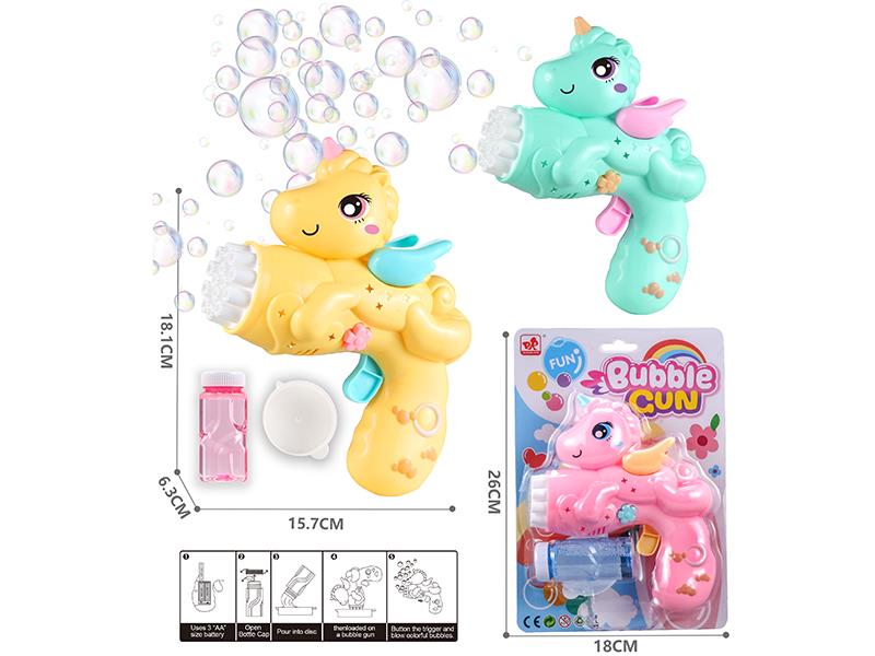 Multi Hole Unicorn Electric Bubble Gun