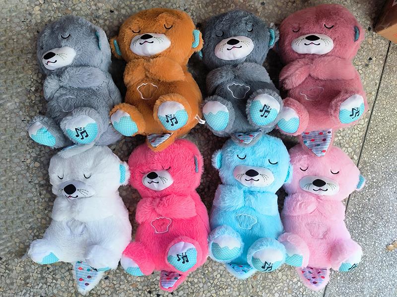 Baby Soothe Plush Otter Toy With Lights And Music