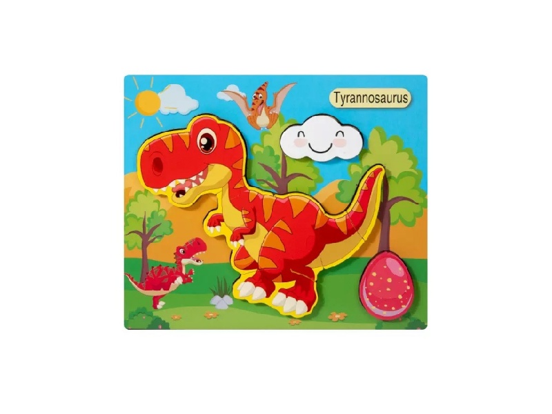 Wooden 3D Jigsaw Puzzle - Tyrannosaurus Rex