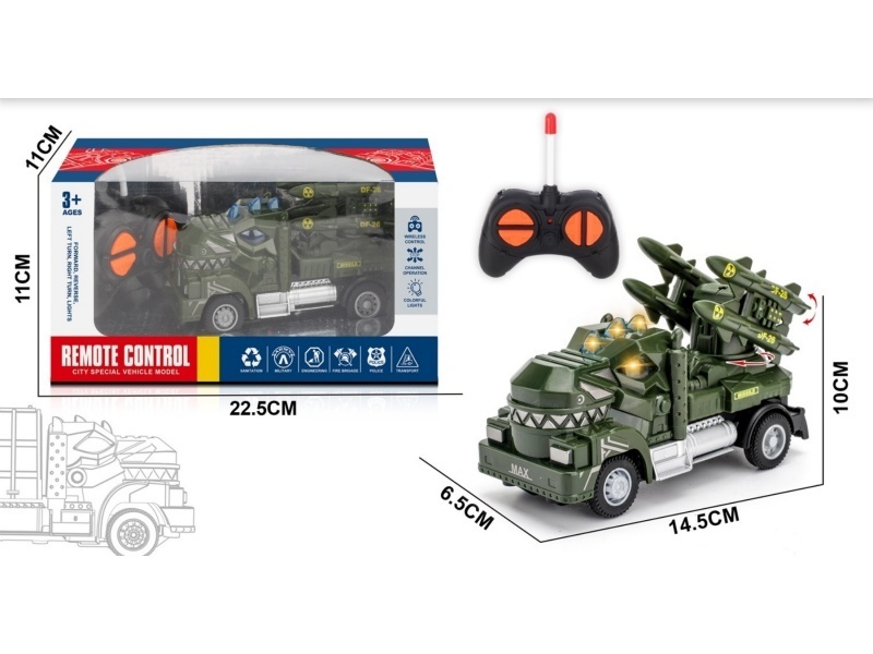 Four-Channel Tyrannosaurus Rex Remote-Controlled Military Missile