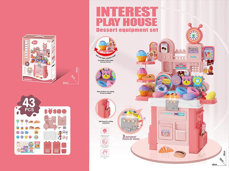 Playhouse Dessert Table With Lights And Music (43 Pcs)