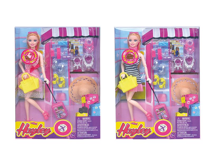 Hayley Fashion Doll Travel Set
