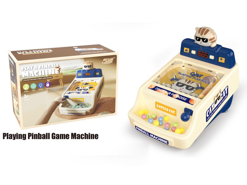 Large Size Scoring Pinball Game Machine(White Cat)