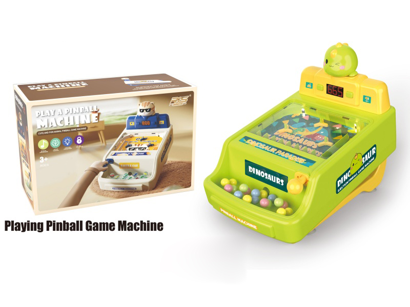 Large Size Scoring Pinball Game Machine(Green Dinosaur)