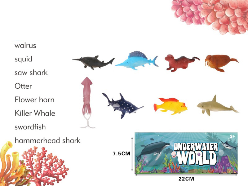Marine Life (8Pcs)