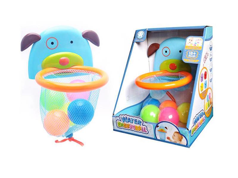 Dog Basketball Stand (Ocean Ball Version)