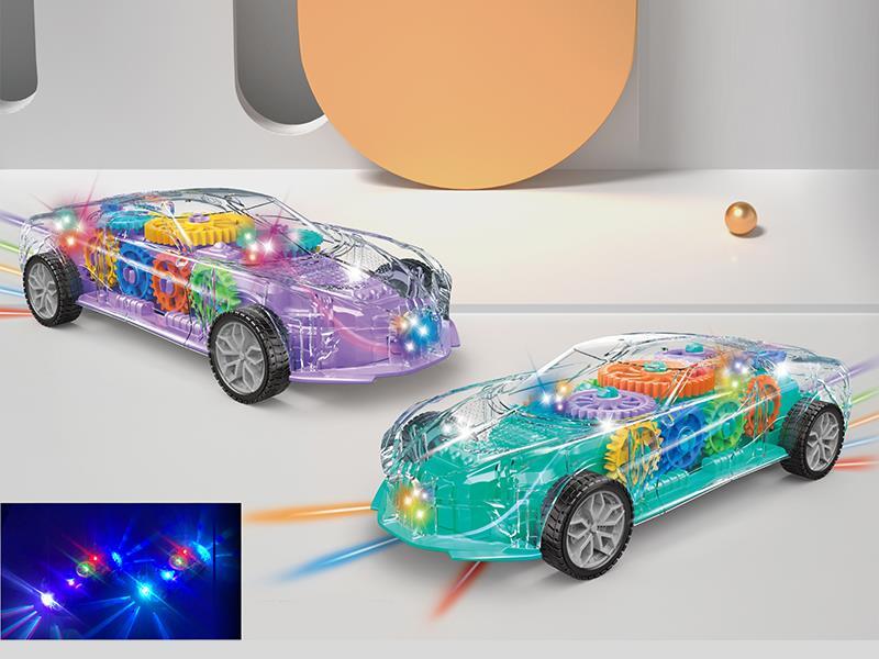 Friction Gear Sports Car With Light Music