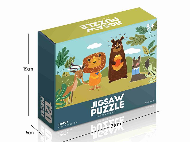 120pcs Jigsaw Puzzle - Forest Picnic