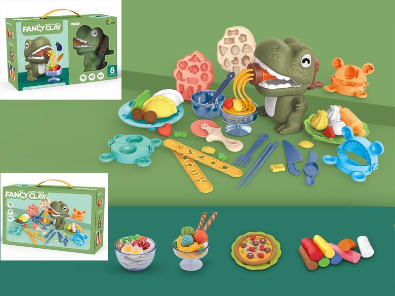 DIY Dinosaur Colored Mud Set