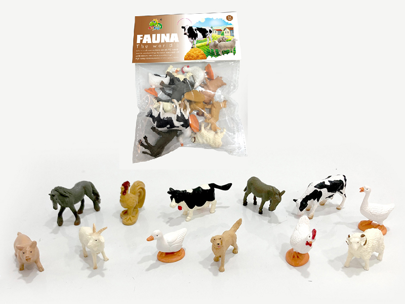 Farm Animals Set 12pcs