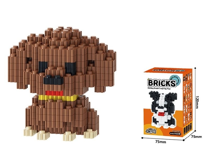 Golden Wool Building Blocks 323Pcs